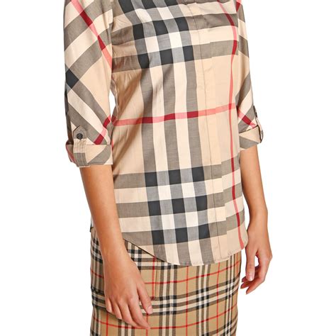 camicia burberry donna catania|Camicie BURBERRY Donna .